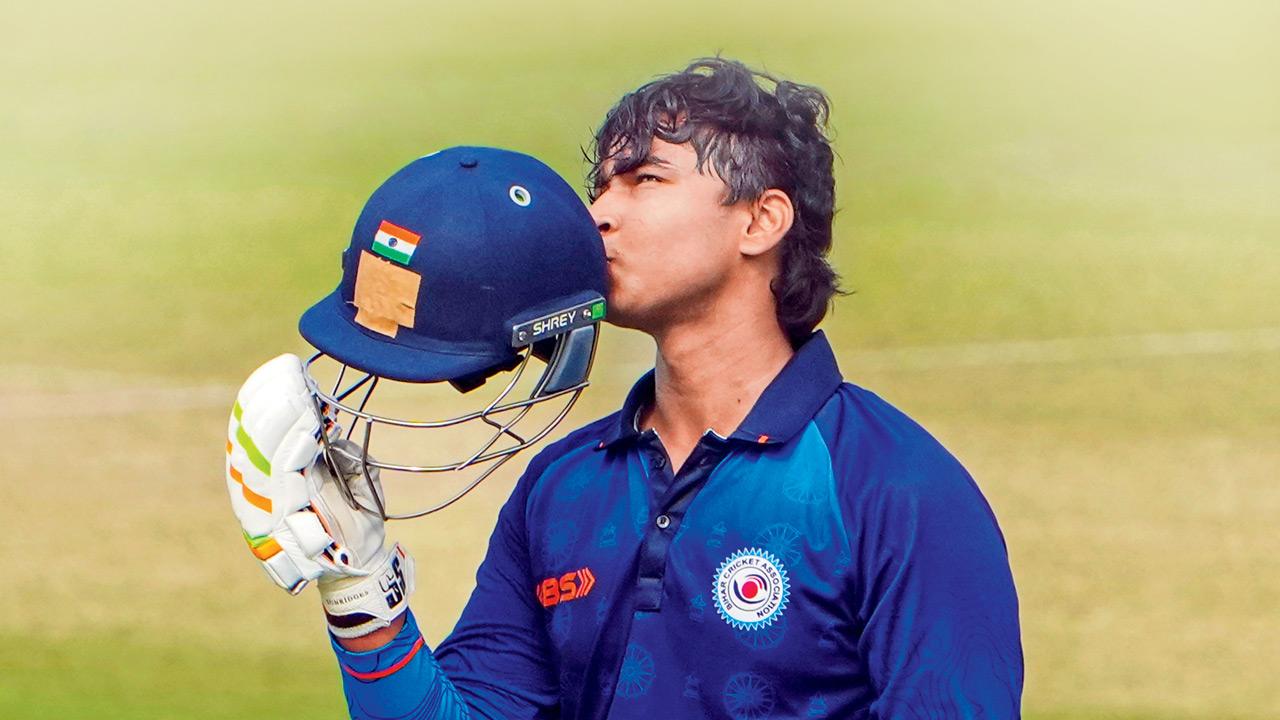 Bihar’s Vaibhav Sooryavanshi. Pic/PTI