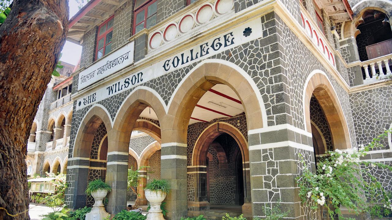 The campus of Wilson College, whose founding precedes that of the University of Mumbai by a quarter century. FILE PICS