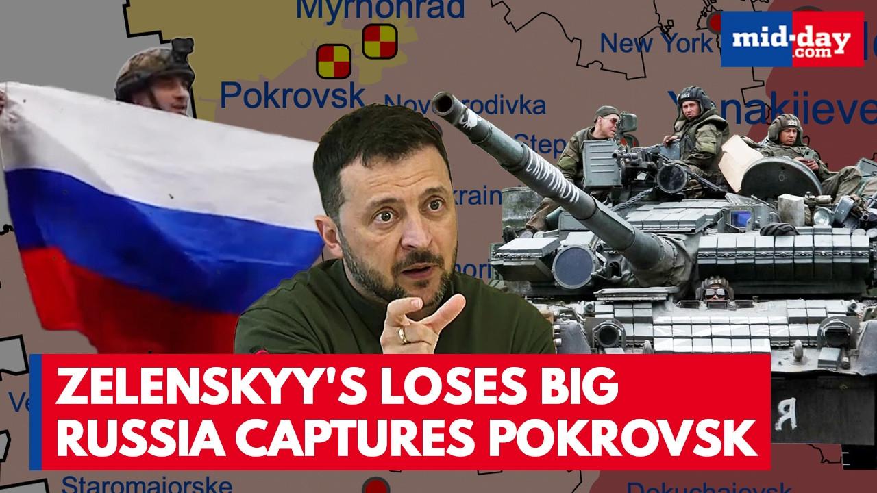 Russian army storms ruined streets of Pokrovsk, raise flag claiming major win