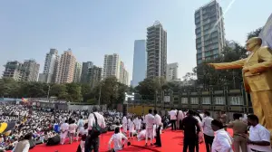 Thousands pay tribute to Ambedkar at Chaityabhoomi on Mahaparinirvan Diwas