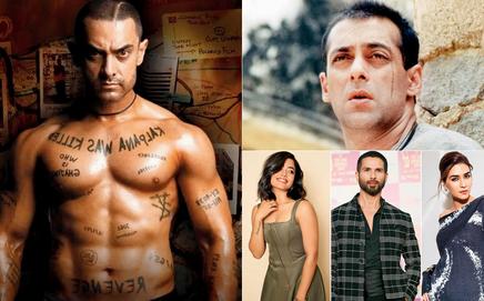 Aamir Khan in ‘Ghajini’; Salman Khan in ‘Tere Naam’; Rashmika Mandanna, Shahid Kapoor; Kriti Sanon