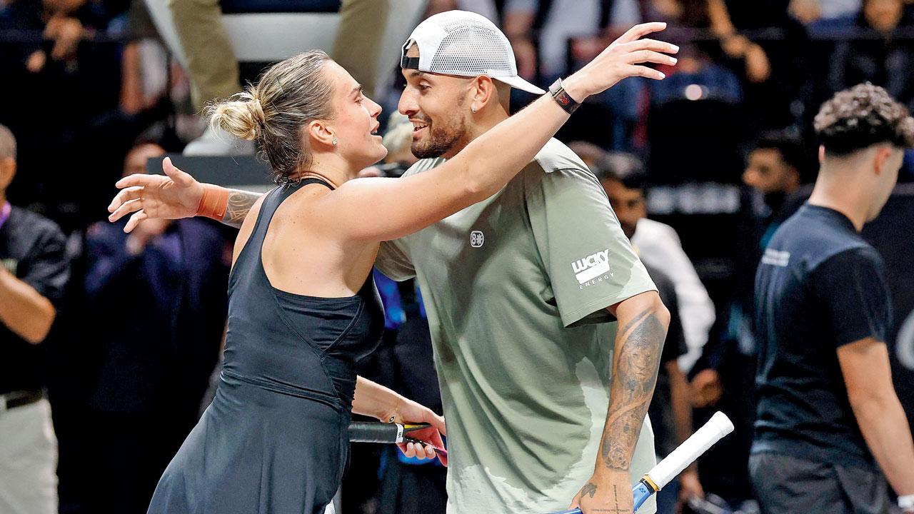 'Great stepping stone for tennis': Kyrgios after exhibition match win