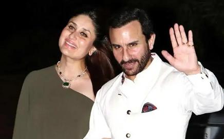 Kareena Kapoor with husband Saif Ali Khan. Pic/Yogen Shah
