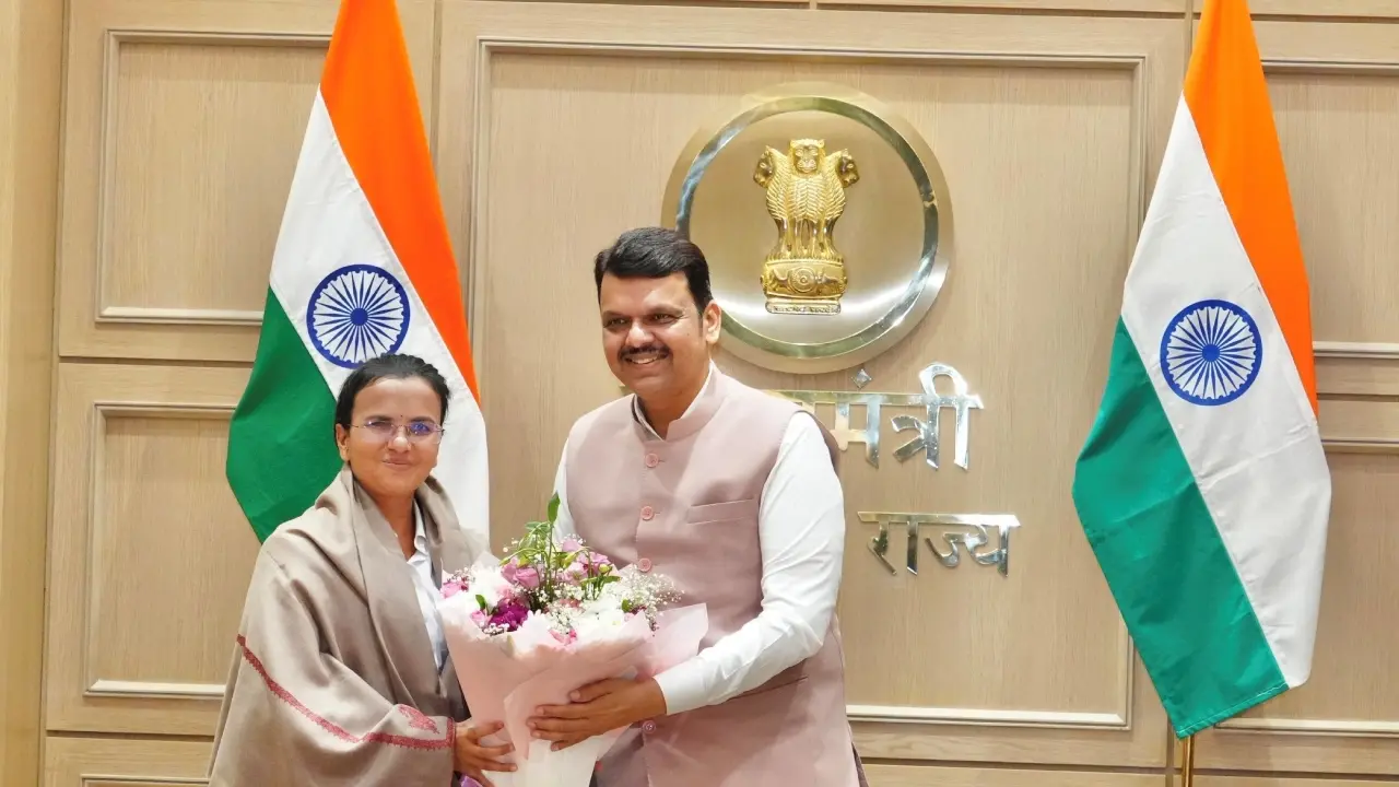 The players were honoured for scripting history by winning the first-ever visually impaired women's T20 World Cup