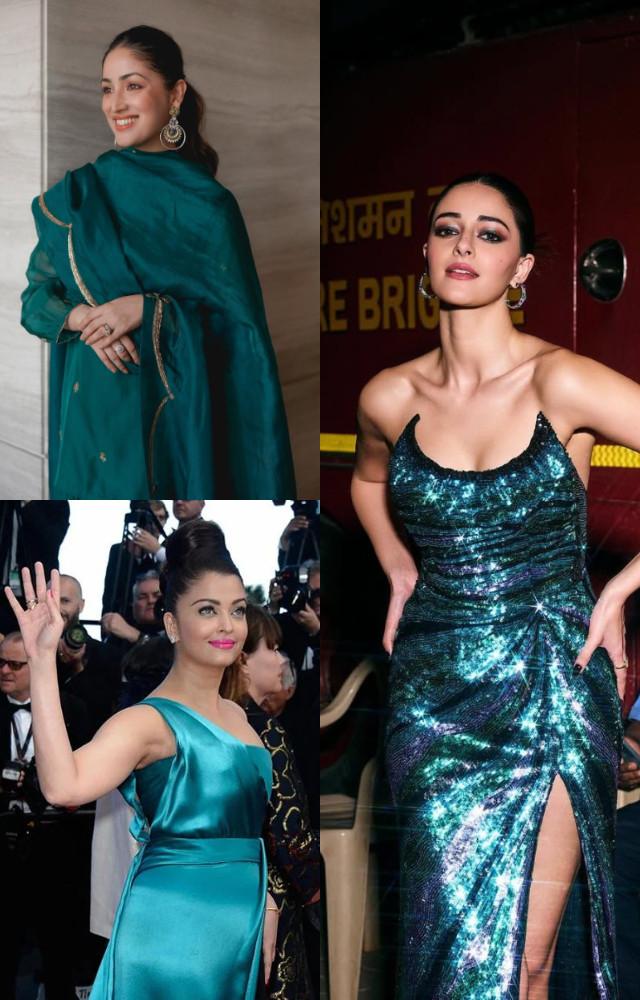 6 times actresses showed how to style transformative teal