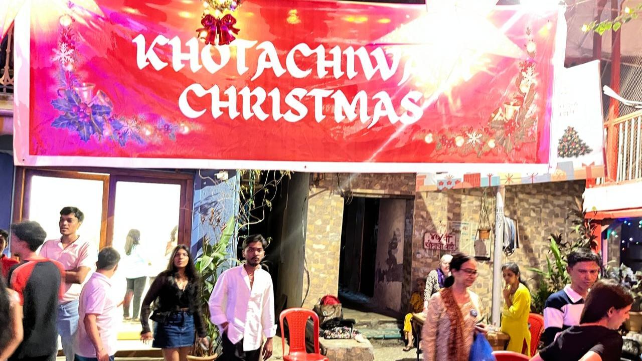 IN PHOTOS: Festive cheer lights up Mumbai's Khotachiwadi during Christmas 2025