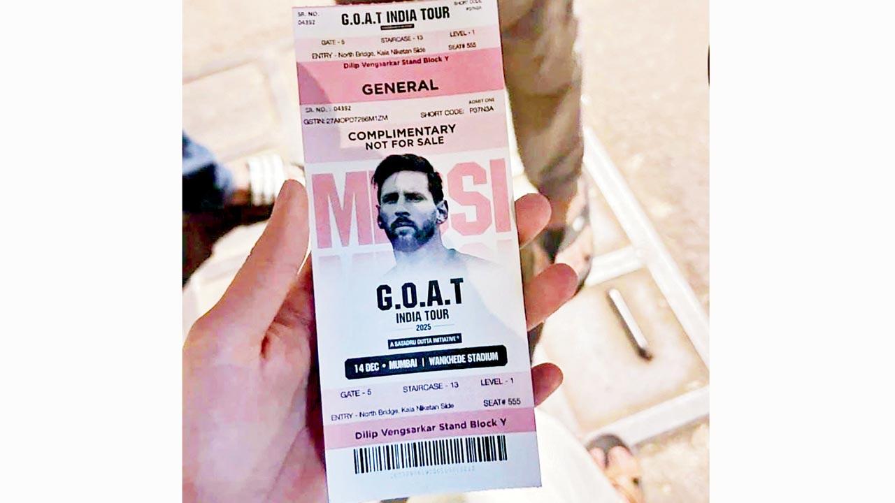 The complimentary pass. Pic Courtesy/Facebook