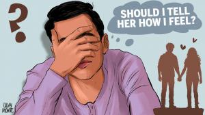 She gets along better with him!