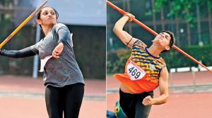 Drishti, Jimmit emerge champs in U-16 javelin throw