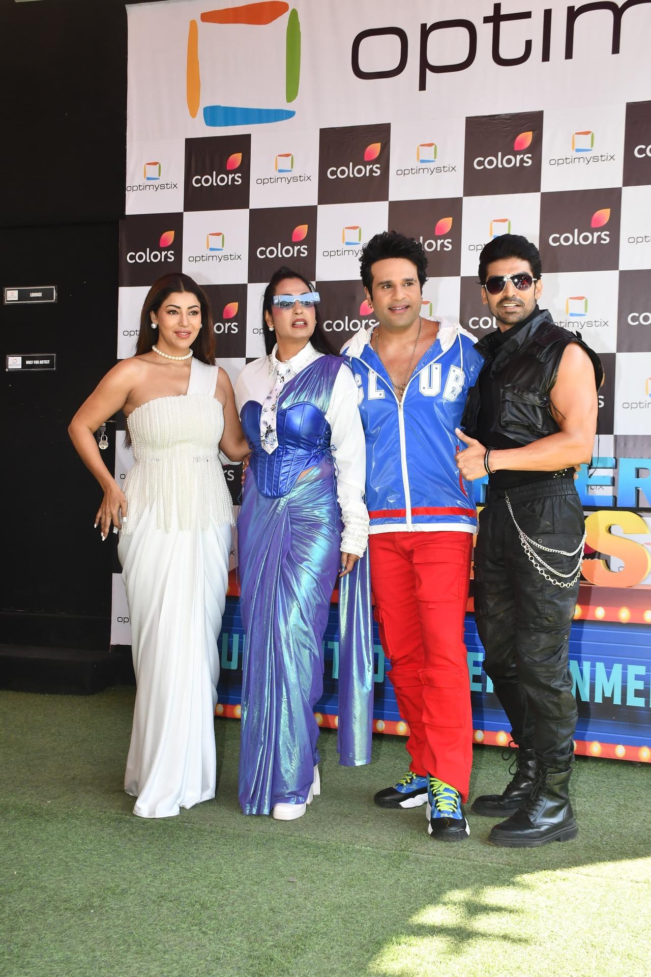 The double date squad is here, Krushna, Gurmeet, Debina and Kashmera flaunt their sylish side