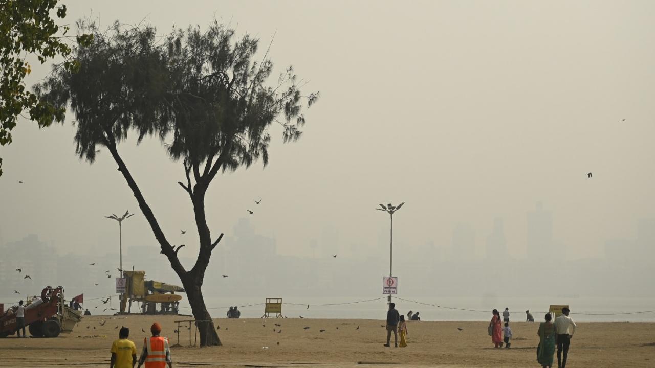 <p>According to data, Bandra Kurla Complex (BKC) recorded an AQI of 174, while Byculla reported 167. Andheri East registered an AQI of 157, and Deonar stood at 143. Ghatkopar recorded 134, Borivali 118, and Chembur 107</p> <p>According to data, Bandra Kurla Complex (BKC) recorded an AQI of 174, while Byculla reported 167. Andheri East registered an AQI of 157, and Deonar stood at 143. Ghatkopar recorded 134, Borivali 118, and Chembur 107</p>