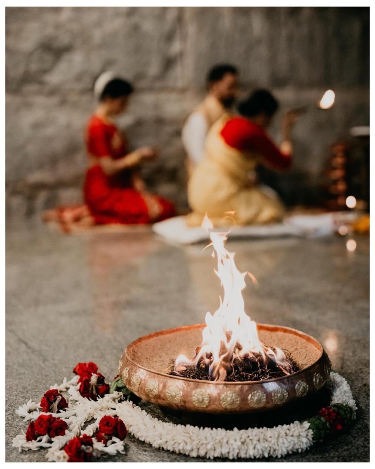 The venue was simple, traditional, minimal, yet meaningful marking the couple's new beginning. 