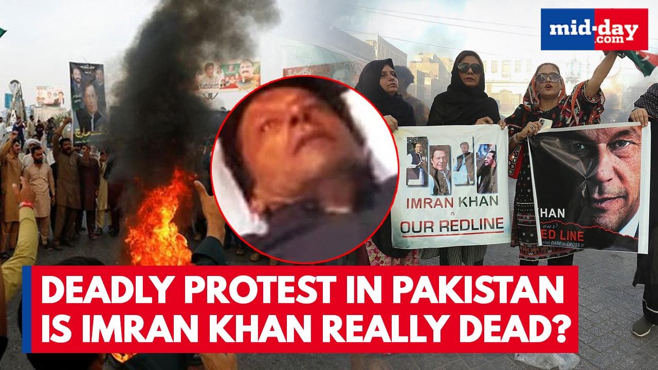 Massive protests in Pakistan over Imran Khan death rumors, protestors clash