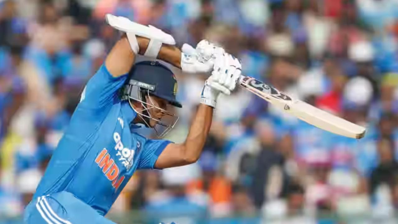 Meanwhile, Jaiswal accumulated 22 runs off 38 balls. The left-hander's knock also included two boundaries and a maximum (Pic: BCCI)