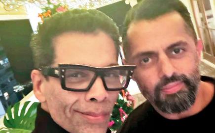 Karan Johar and Bunty Sajdeh