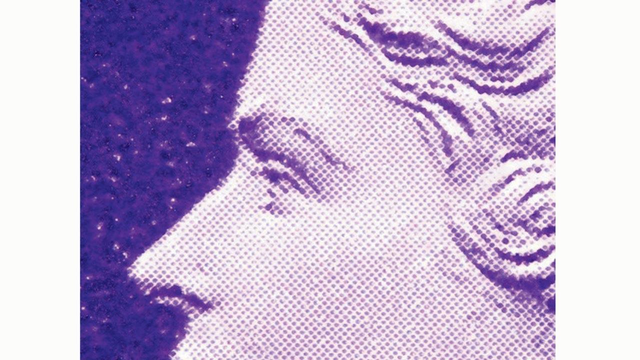 The sculpture is placed on the Queen Elizabeth II stamp. Pics/METRO.CO.UK