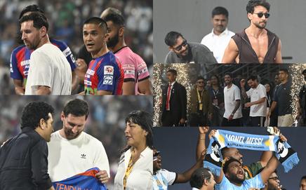 Glimpses of Lionel Messi's visit to Mumbai's Wankhede Stadium during the 'GOAT India Tour' (Pic: Ashish Raje)