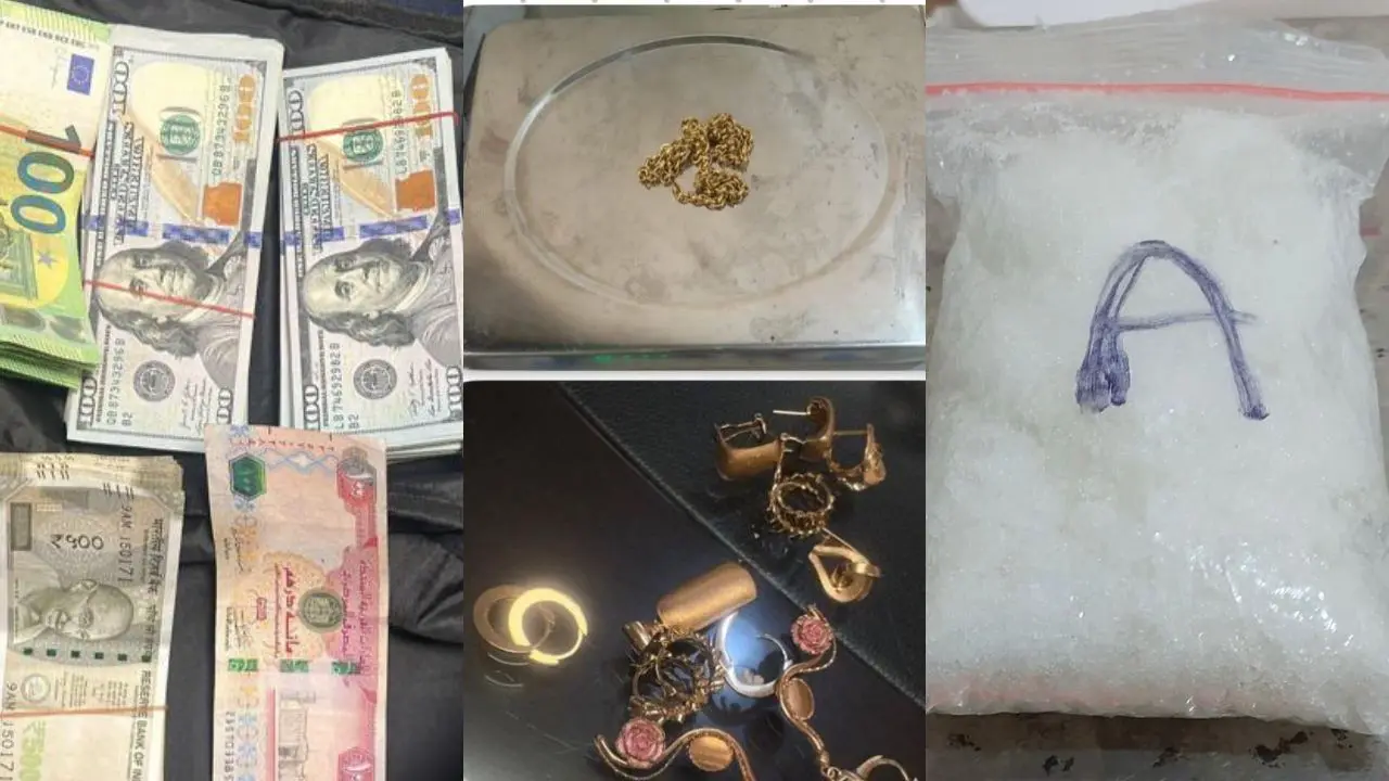 Mumbai Customs seizes NDPS, gold, semi-precious stones, and foreign currency