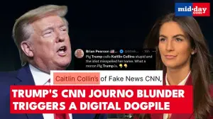 Trump's Name Flub On CNN's Kaitlan Collins Sets Off A Media Meltdown