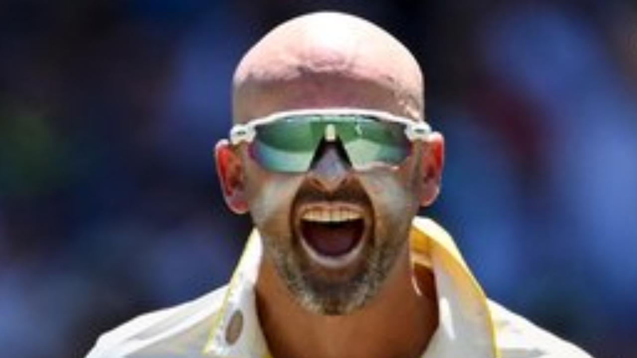 In the third Test match of the Ashes series against England, which is underway at the Adelaide Oval, Australia's star spinner Nathan Lyon has so far claimed two wickets (Pic: X/@ICC)