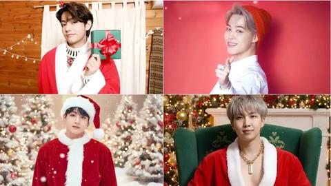 BTS V, RM, Jin and others celebrate Christmas with ARMY in their