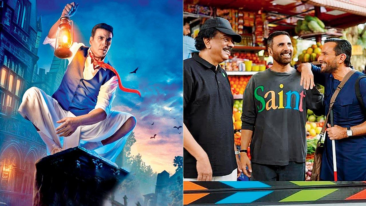 The director shot (from left) ‘Bhooth Bhangla’ and ‘Haiwaan’ this year