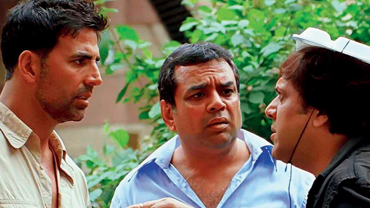 A still from ‘Bhagam Bhag’