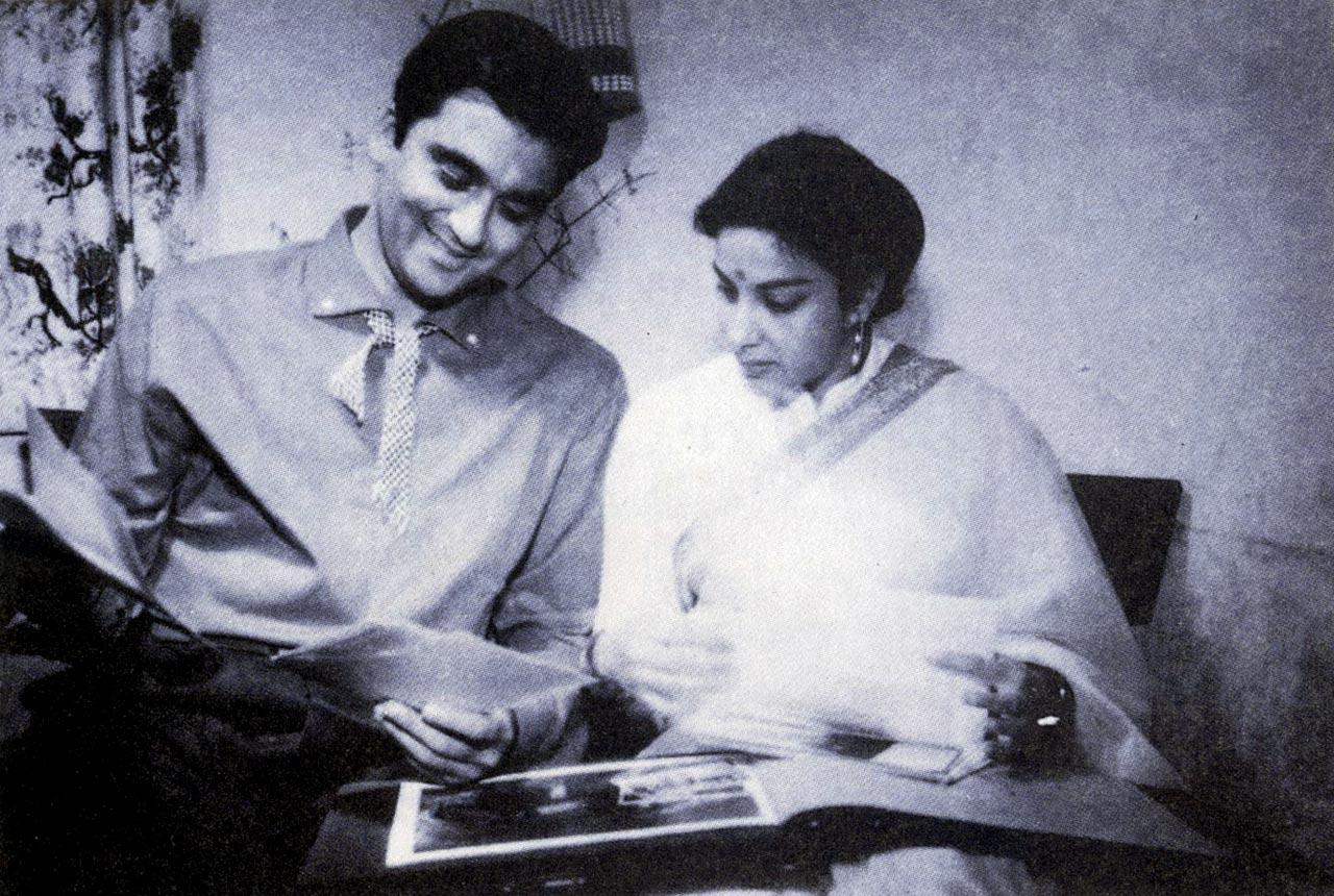 A rare picture of (from left) late Nargis and Sunil Dutt. Pics/By Special Arrangement
