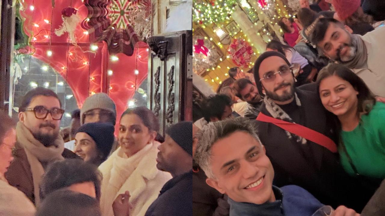 Deepika Padukone, Ranveer Singh spotted by fans in New York for holiday season