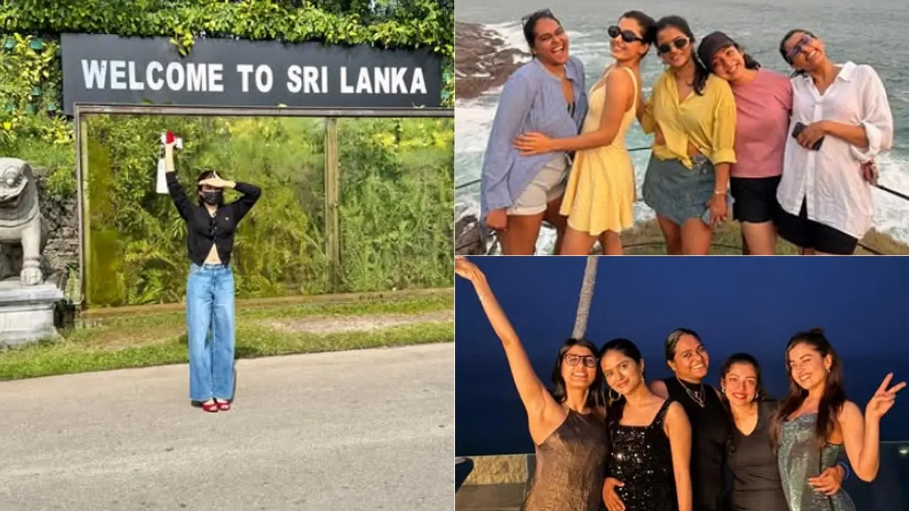 Rashmika Mandanna makes the most of her short girls trip to Sri Lanka