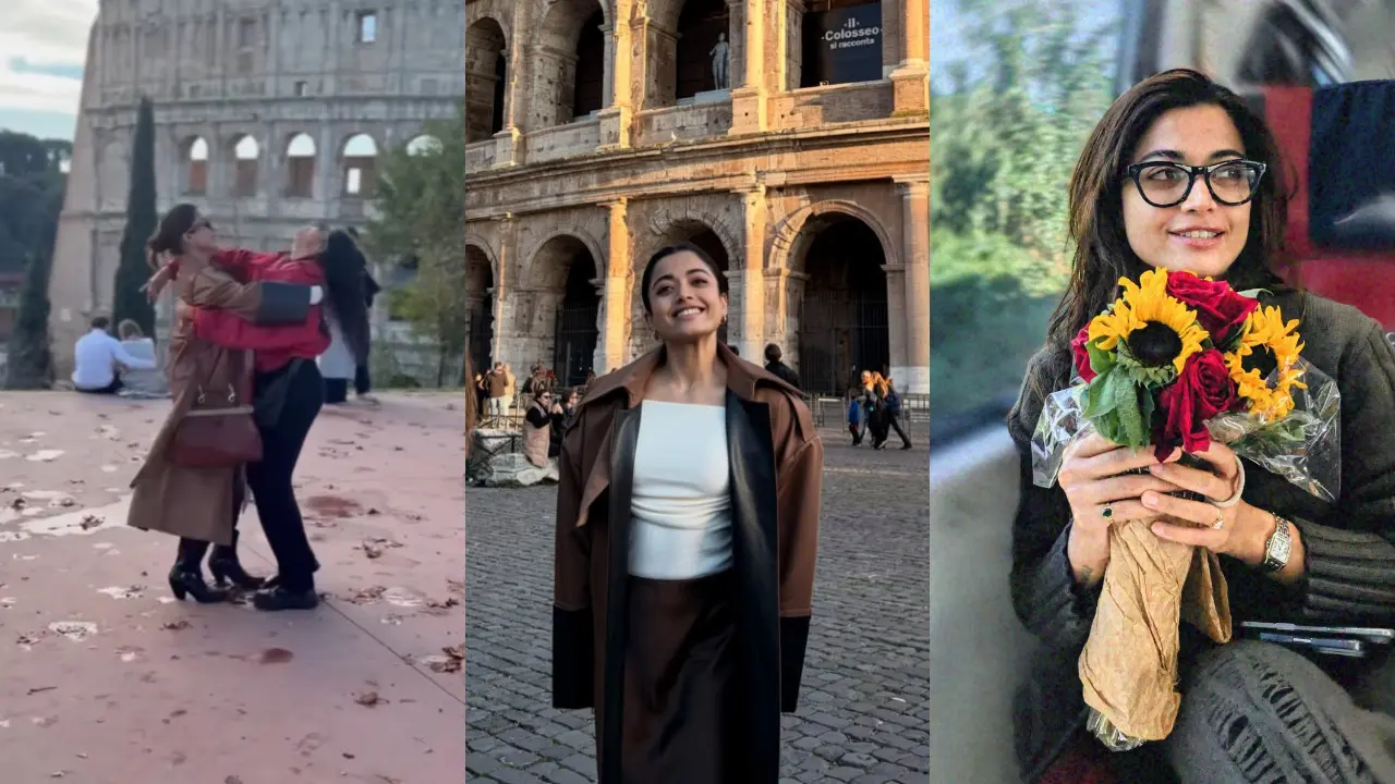 In Pics: Rashmika Mandanna's Rome vacation is all about doing touristy things
