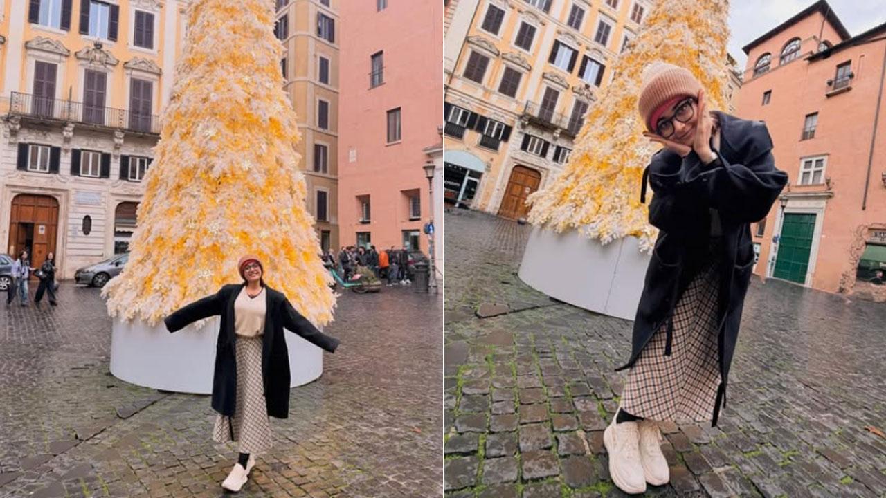 Rashmika Mandanna shares goofy pics from her Christmas vacation