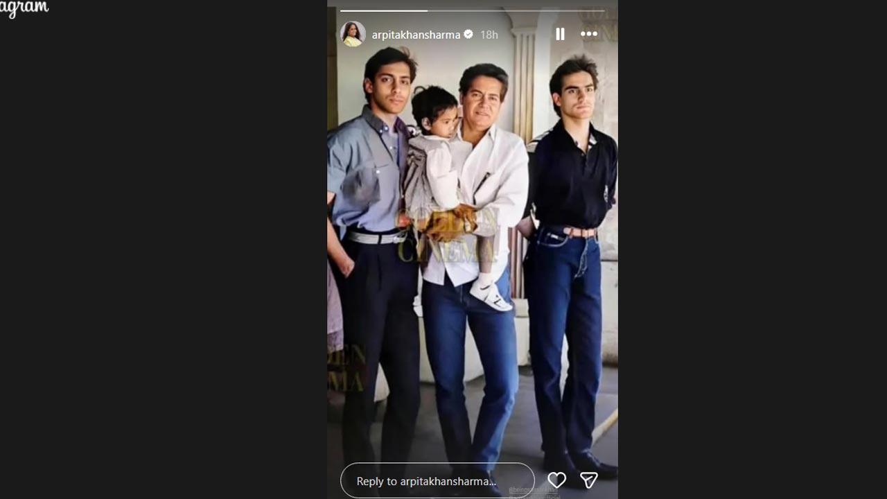 Picture Courtesy/Arpita Khan Sharma`s Instagram account