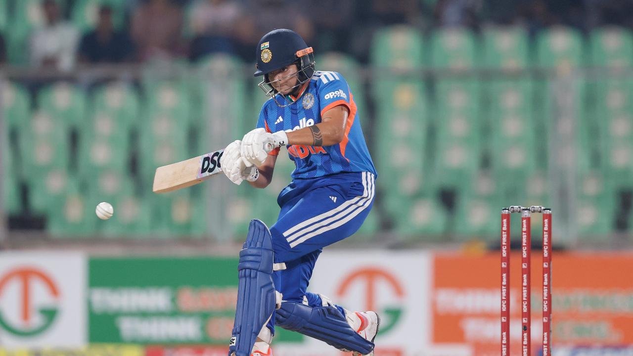 <p>It was a record-breaking partnership, now the highest for India Women for any wicket in T20Is, surpassing their own previous best of 143 runs against the West Indies in 2019 <em><strong><span class="_aupe copyable-text xkrh14z" style="white-space: pre-wrap;">(Pic: @BCCIWomen)</span></strong></em></p> <p>It was a record-breaking partnership, now the highest for India Women for any wicket in T20Is, surpassing their own previous best of 143 runs against the West Indies in 2019 <em><strong><span class="_aupe copyable-text xkrh14z" style="white-space: pre-wrap;">(Pic: @BCCIWomen)</span></strong></em></p>