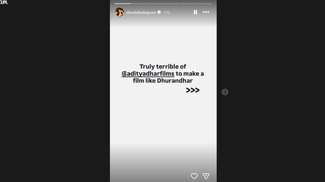 Picture Courtesy/Shraddha Kapoor`s Instagram account