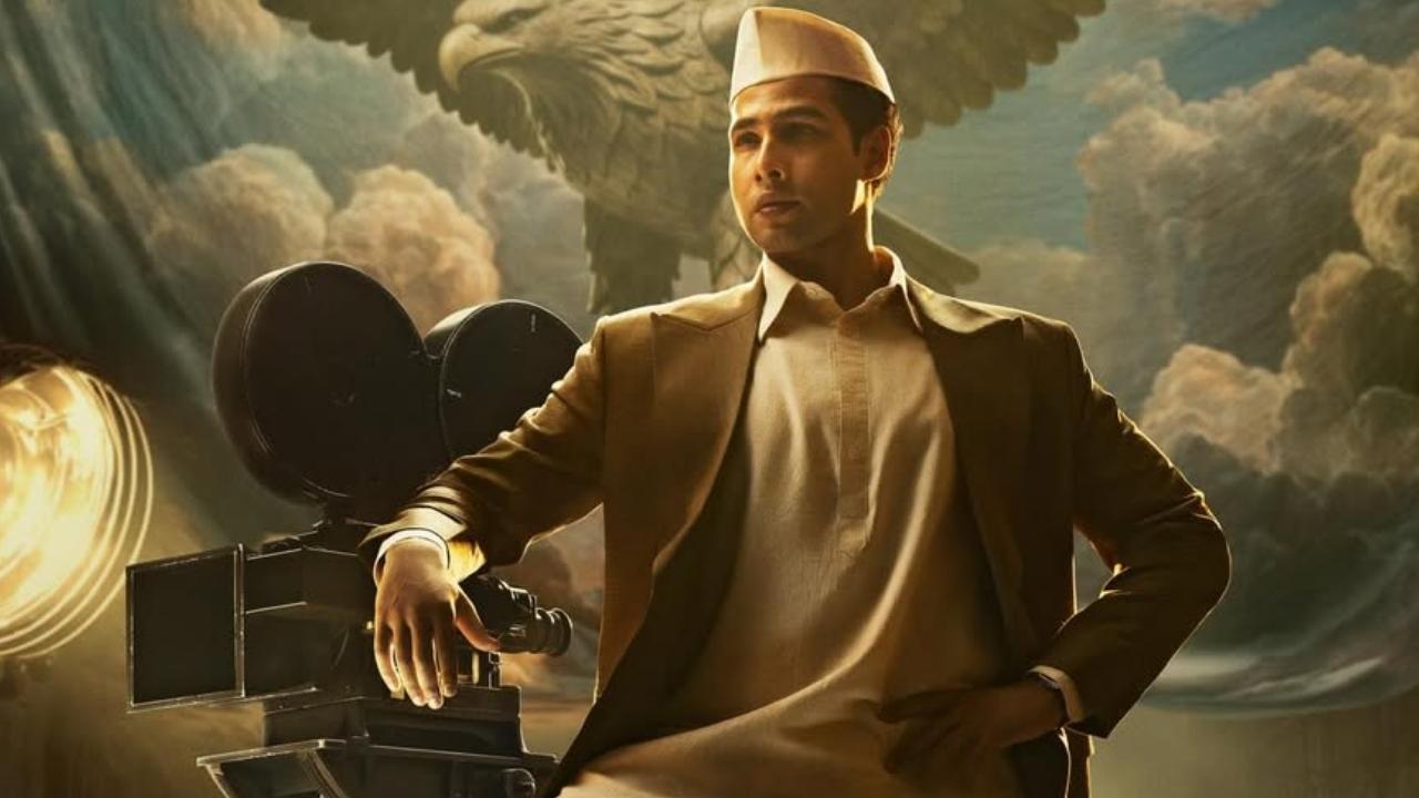 V. Shantaram: Makers unveil striking first look of Siddhant Chaturvedi Siddhant Chaturvedi