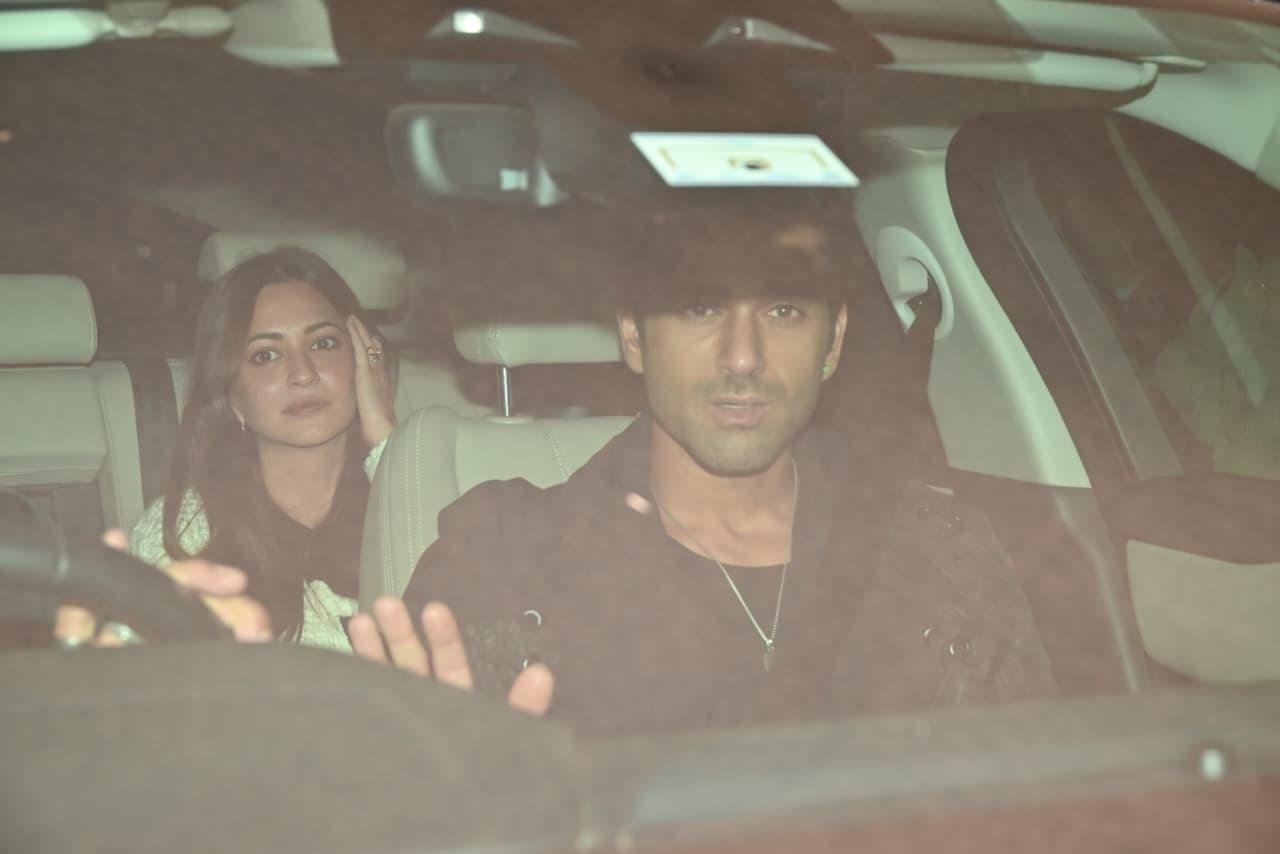 Pulkit Samrat and Kriti Kharbanda arrive in style for the bash