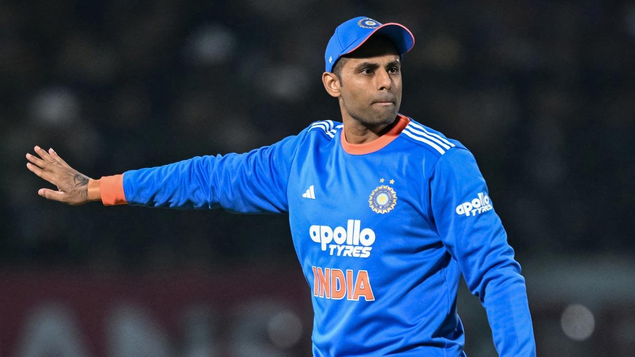 Suryakumar Yadav. Pic/AFP