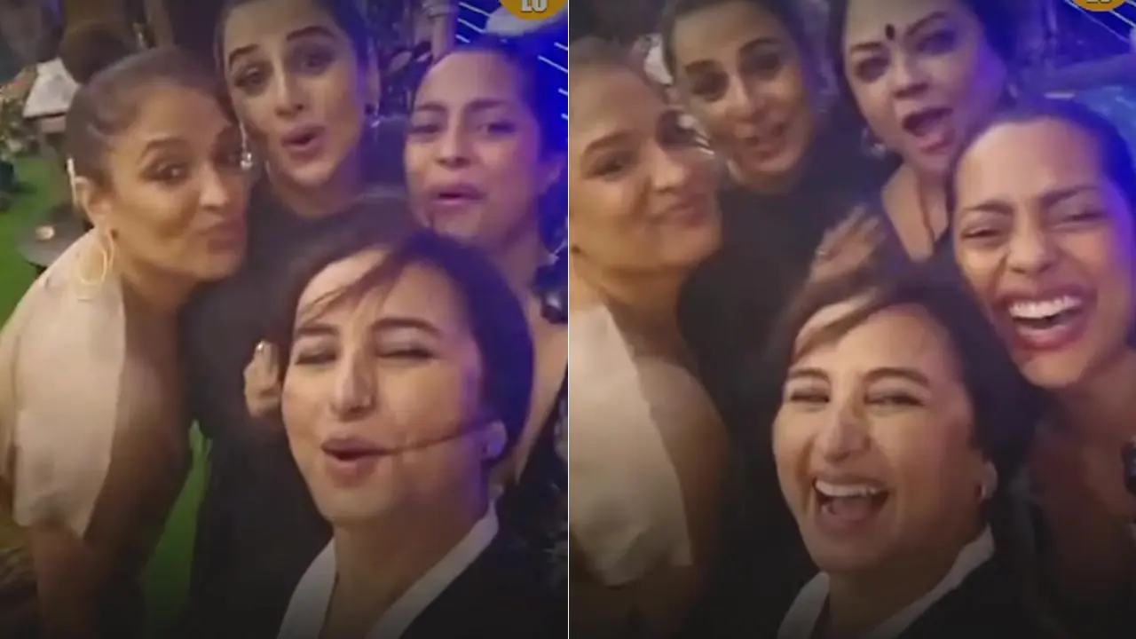 Divya Dutta and Vidya Balan party hard, Shabana Azmi misses out