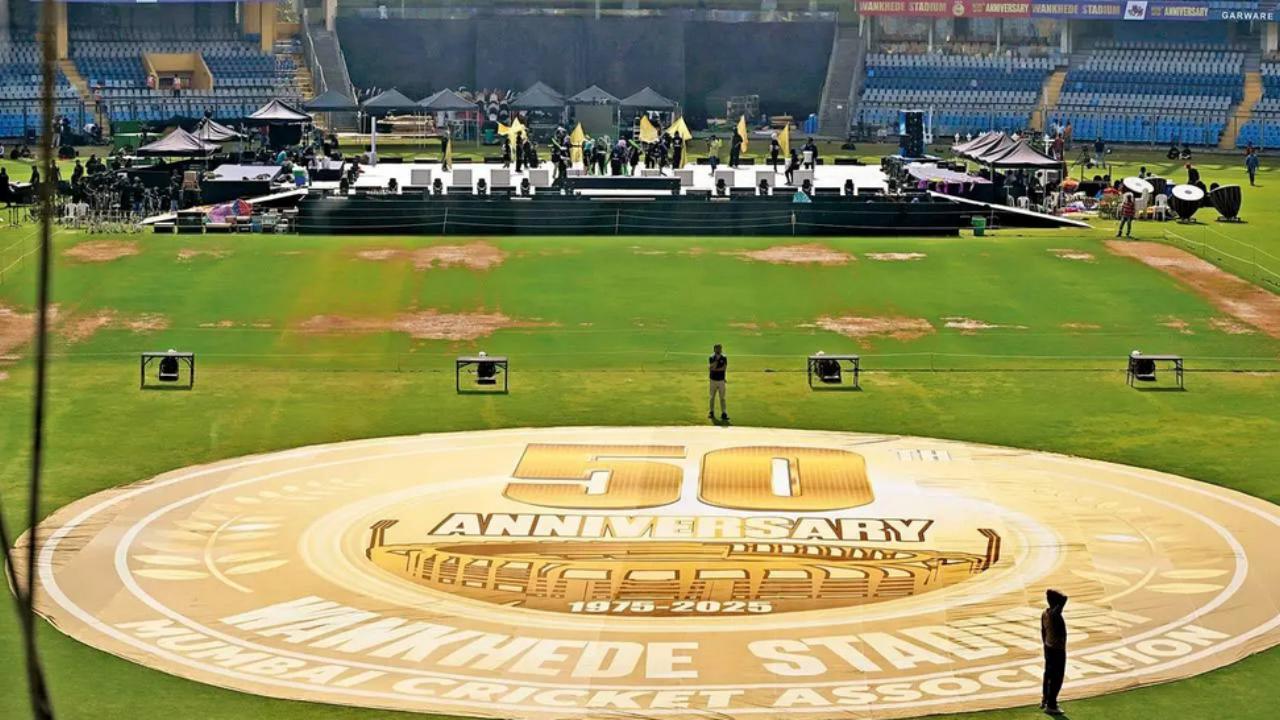 In 2025, the stadium marked its 50th anniversary. On the occasion of completing 50 years, the MCA office bearers and Apex Council Members organised a grand event and also released a coffee table book and a stamp celebrating the esteemed legacy of Wankhede Stadium