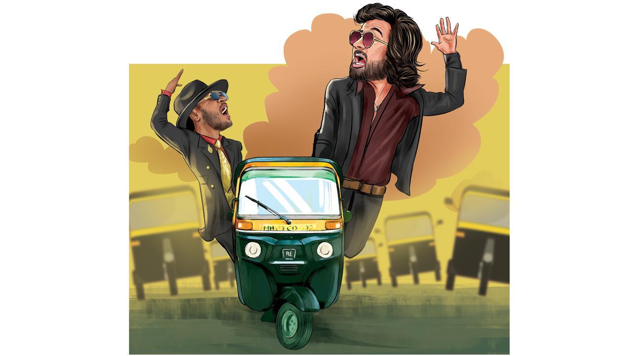 Himesh and the yellow auto