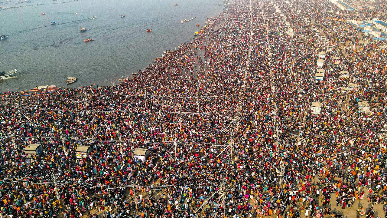 Devotees from different parts of India and the world are attending Maha Kumbh, with a huge surge in visitors witnessed on main bathing days. 