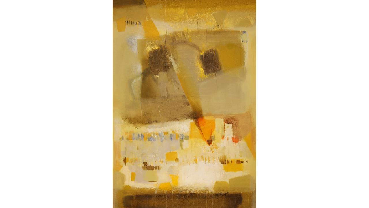 The blend of colour, texture and form captures the spirit of nature instead of depicting it literally, creating an immersive experience for the viewers.