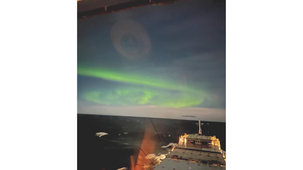 Despite the discomfort of the seasickness, there were also moments of pure wonder. “The Northern Lights,” he says, awe in his voice. “Though it’s the cameras that capture them in their full glory, not our eyes. But still, I teared up. You don’t truly realise these concepts until you experience them.”