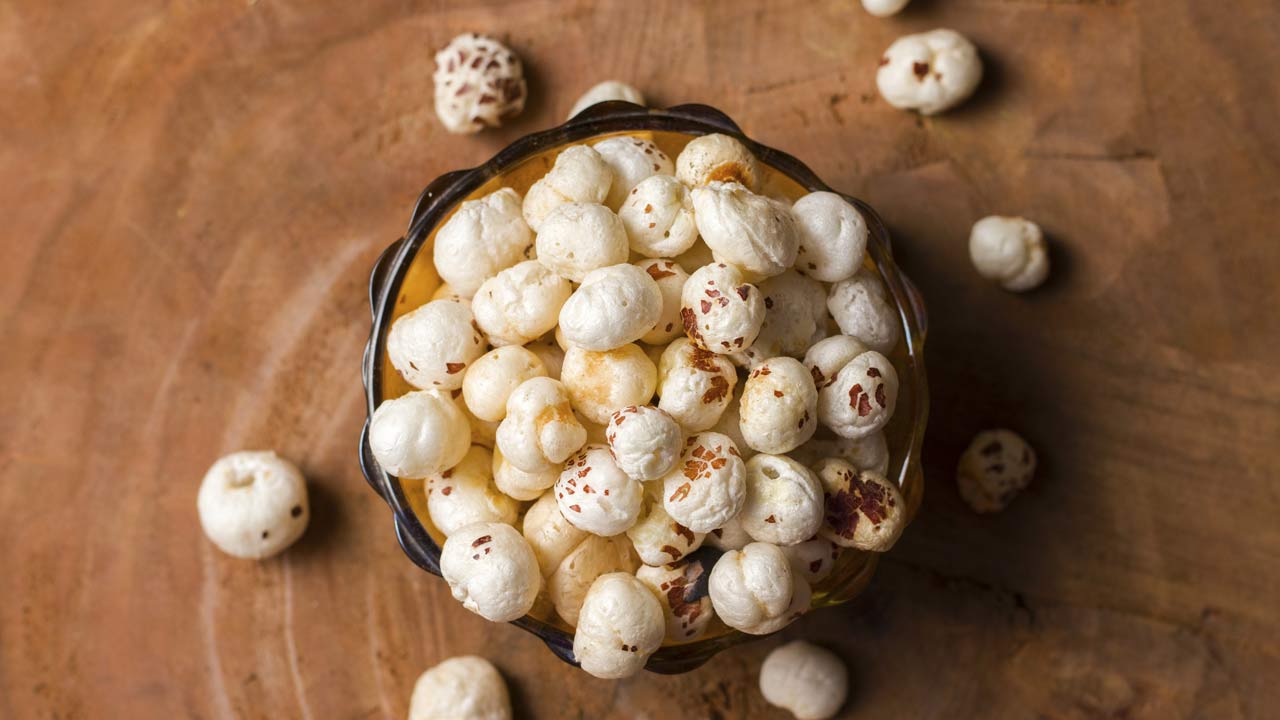Makhana is a protien-rich snack 