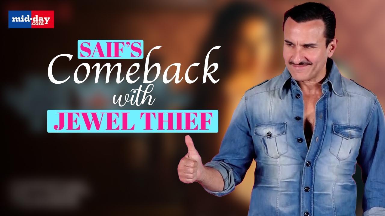 Saif Ali Khan Steps Back into the Spotlight, Unveils 'Jewel Thief' Teaser