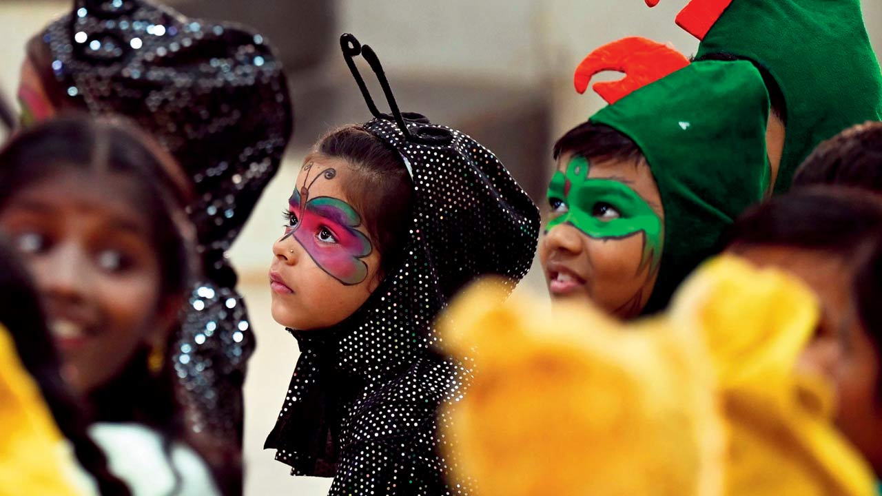  Pehlay Akshar Foundation’s ethos lies in the belief that integrating performance arts into their teaching methods helps build confidence in children from underprivileged backgrounds. Pic/Kirti Surve Parade
