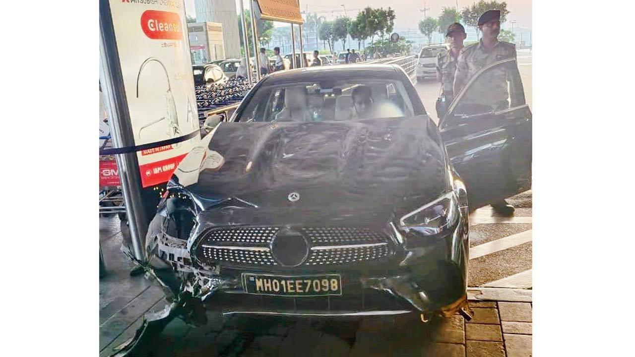 Five hurt after Mercedes hits them at Mumbai airport parking lot