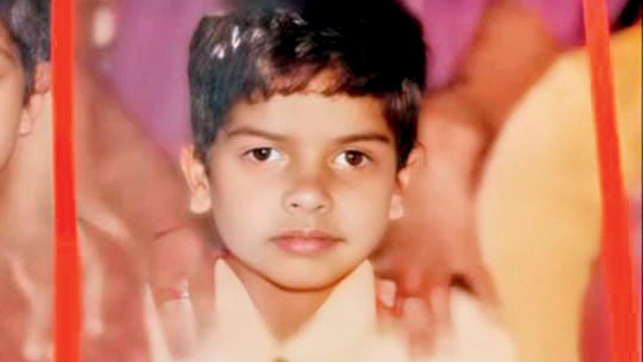 Dr Aditya Charegaonkar as a child