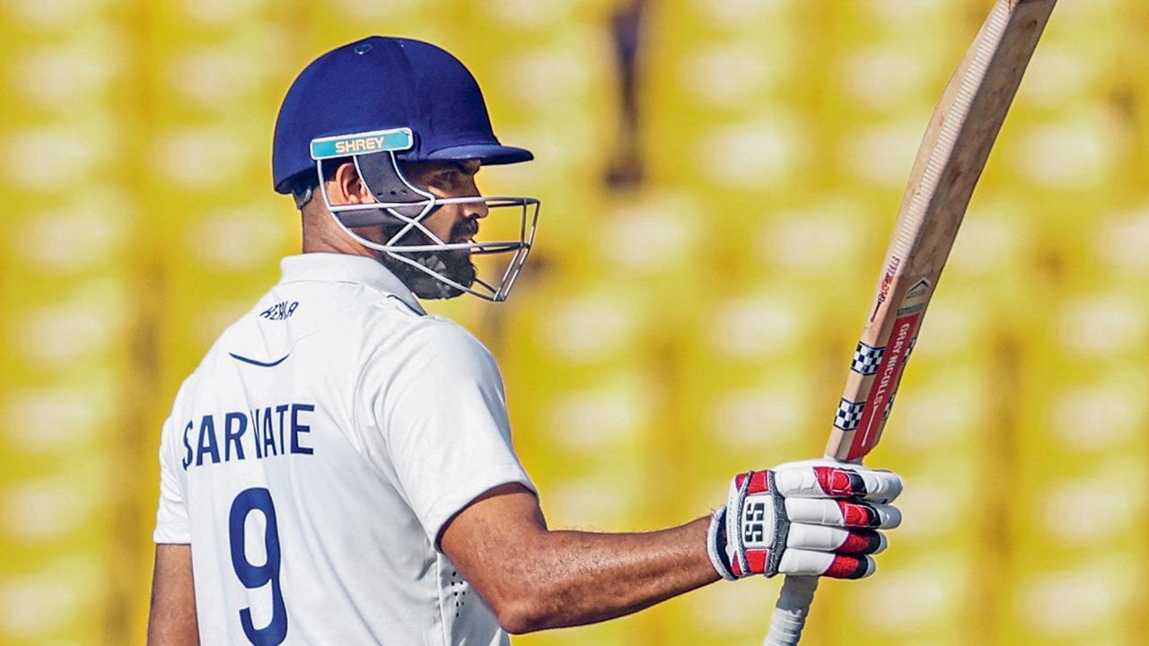 Aditya Sarwate leads Kerala’s 131-3 reply vs Vidarbha (379) 